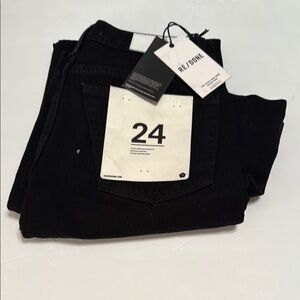 Re/Done 70s Ultra High Rise Stove Pipe Jeans